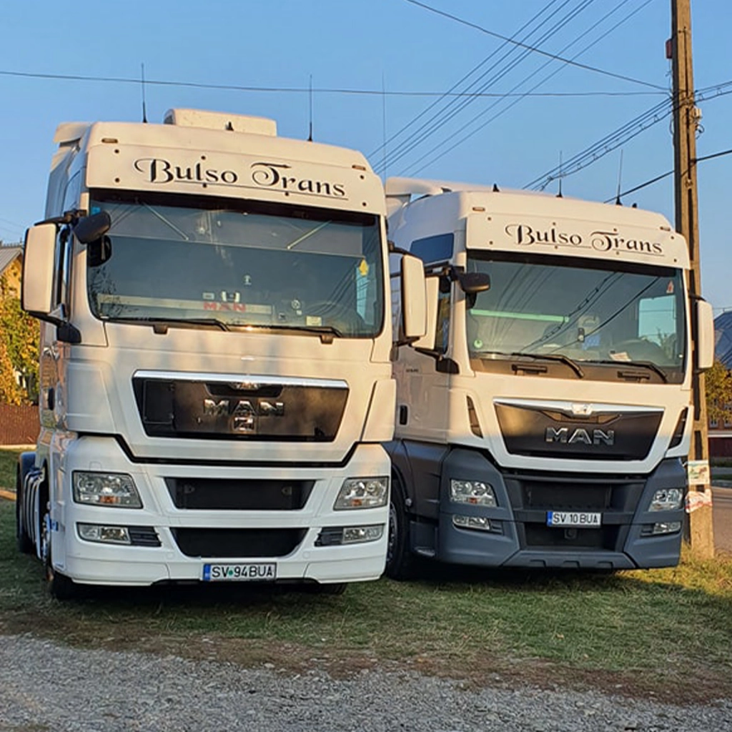 camioanele Bulso Trans pentru transport internațional