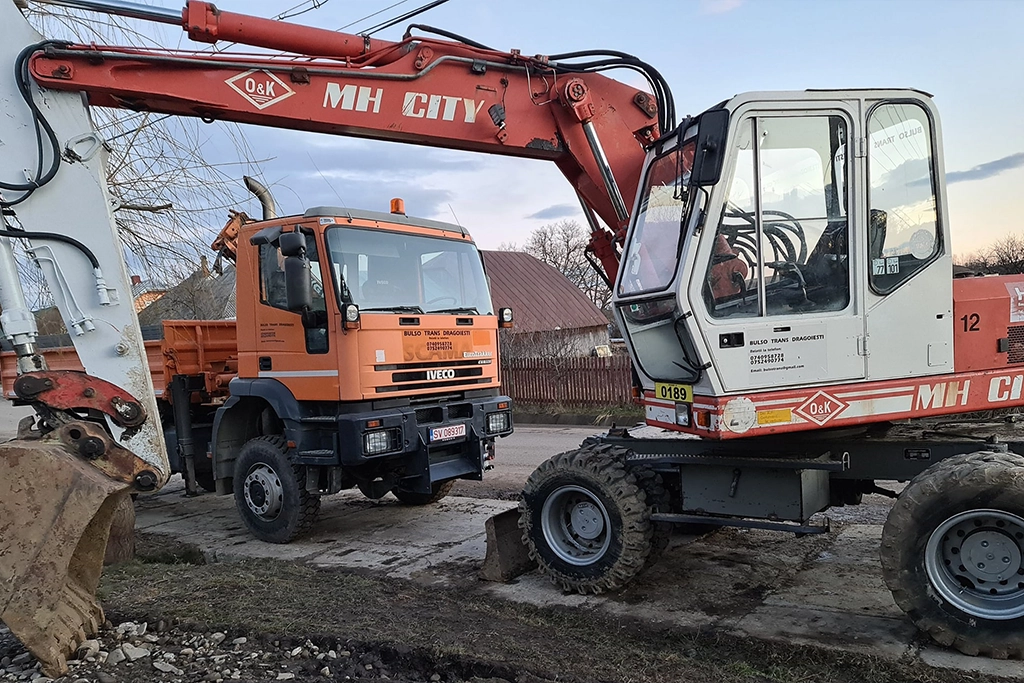 utilajele din flota Bulso Trans